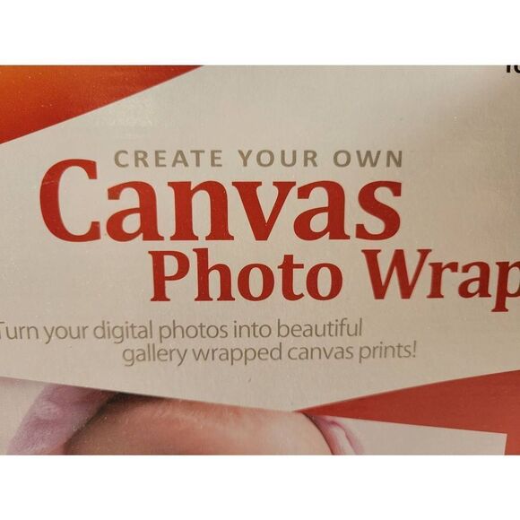 Canvas Photo Wraps DIY KitGallery Wrapped Inkjet Wall Art At Home 9.5"x 7" x2 - Picture 5 of 12